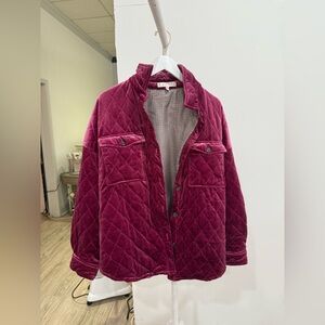 Karlie Violet Teddy Jacket Plush Oversized Design